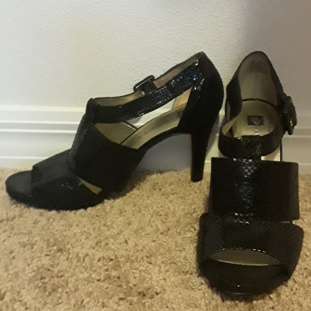 Low Black Heels